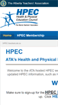 Mobile Screenshot of hpec.teachers.ab.ca