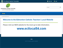 Tablet Screenshot of local54.teachers.ab.ca