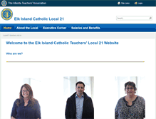 Tablet Screenshot of local21.teachers.ab.ca