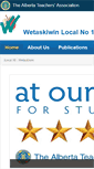 Mobile Screenshot of local18.teachers.ab.ca