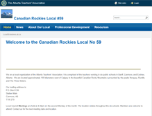 Tablet Screenshot of local59.teachers.ab.ca