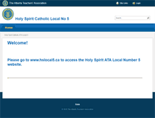 Tablet Screenshot of local5.teachers.ab.ca