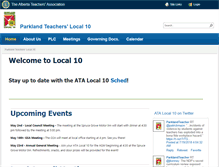 Tablet Screenshot of local10.teachers.ab.ca