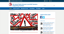 Desktop Screenshot of local28.teachers.ab.ca